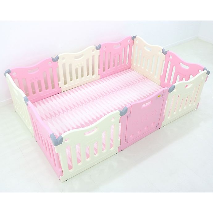 slide 4 of 11, BABY CARE Funzone Baby Playpen - Pink, 1 ct