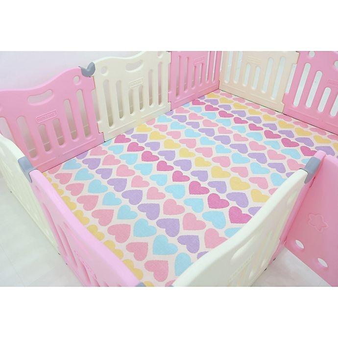 slide 6 of 11, BABY CARE Funzone Baby Playpen - Pink, 1 ct