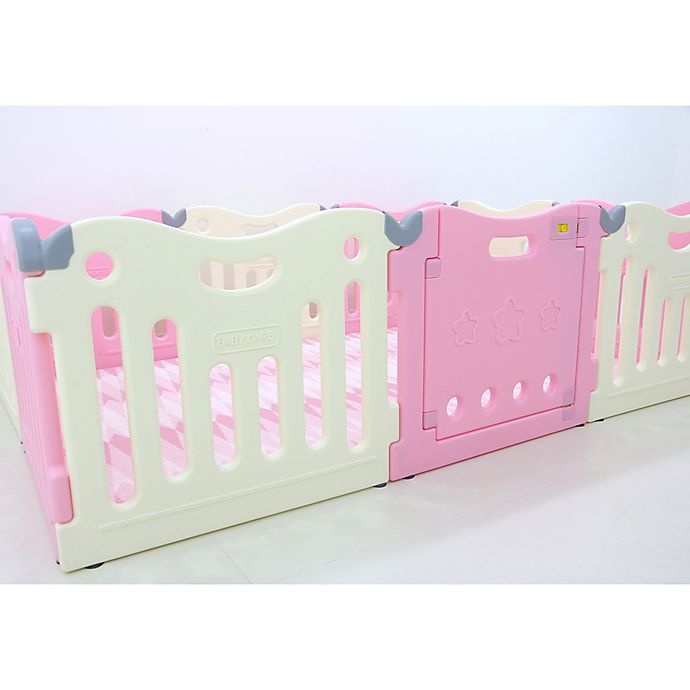 slide 8 of 11, BABY CARE Funzone Baby Playpen - Pink, 1 ct
