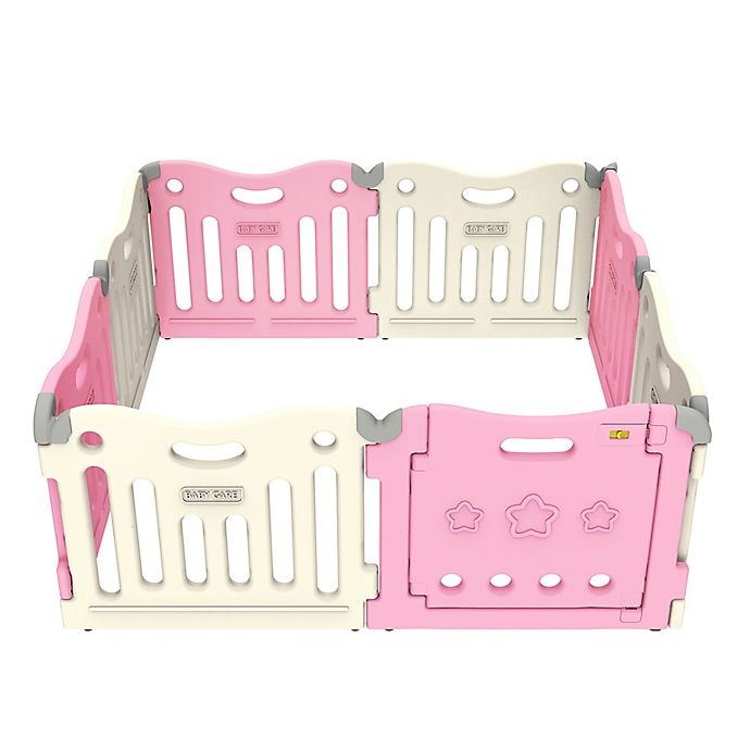 slide 10 of 11, BABY CARE Funzone Baby Playpen - Pink, 1 ct