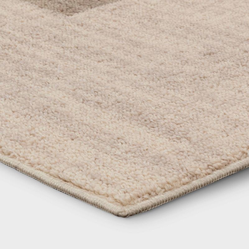 slide 3 of 4, 5'x7' Abstract Geometric Area Rug Beige/Brown - Threshold™, 1 ct