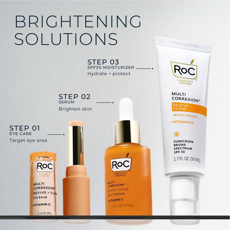 slide 9 of 9, RoC Multi Correxion Revive and Glow Vitamin C Under Eye Balm - 0.14oz, 0.14 oz