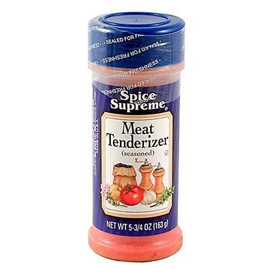 slide 1 of 1, Spice Supreme Seasoned Meat Tenderizer, 5.7 oz