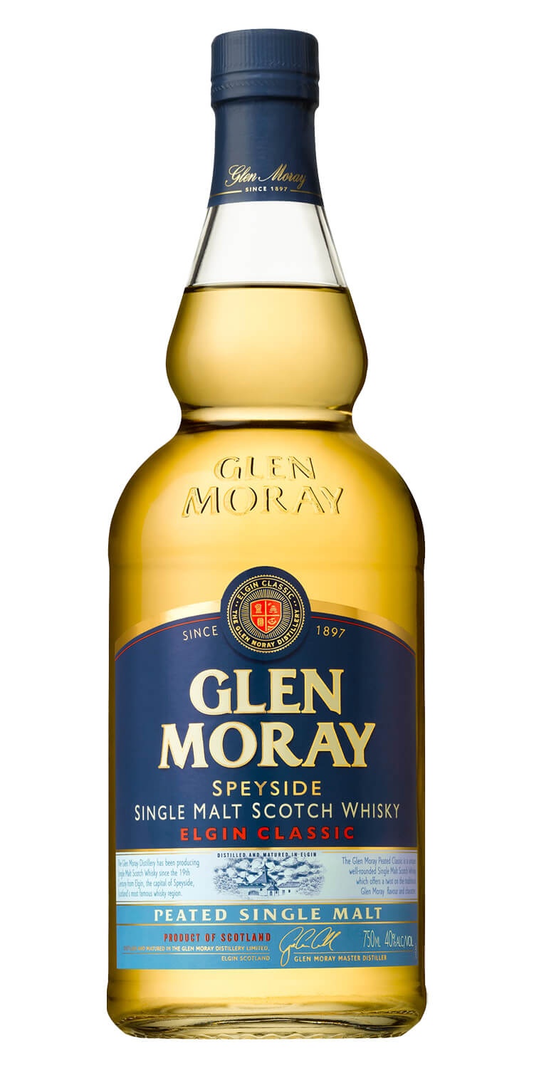 slide 1 of 1, Glen Moray Peated Scotch, 750 ml