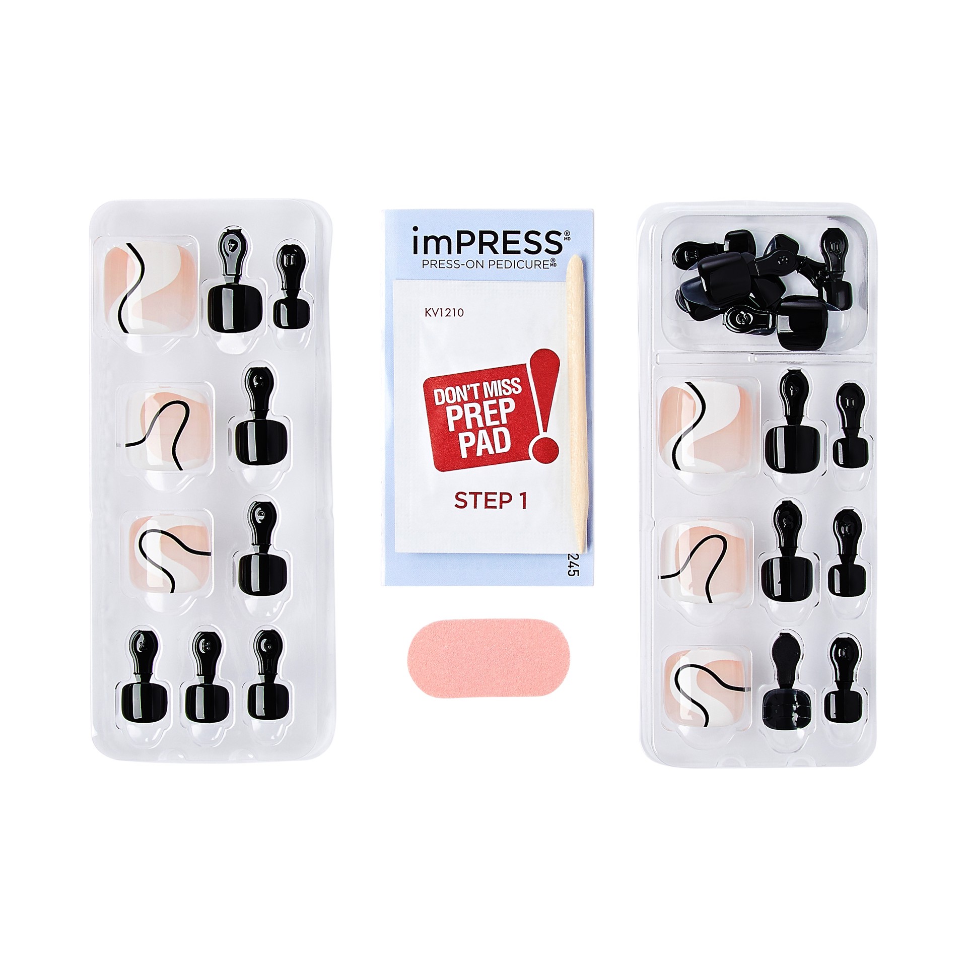 slide 4 of 5, imPRESS KS imPRESS Toenails - Intentions, 1 ct