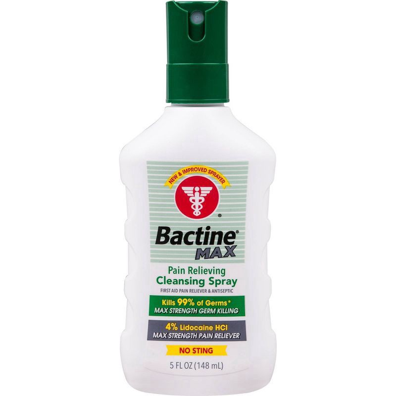 slide 1 of 10, Bactine Max Pain Relieving Cleansing Spray 5 oz, 5 oz