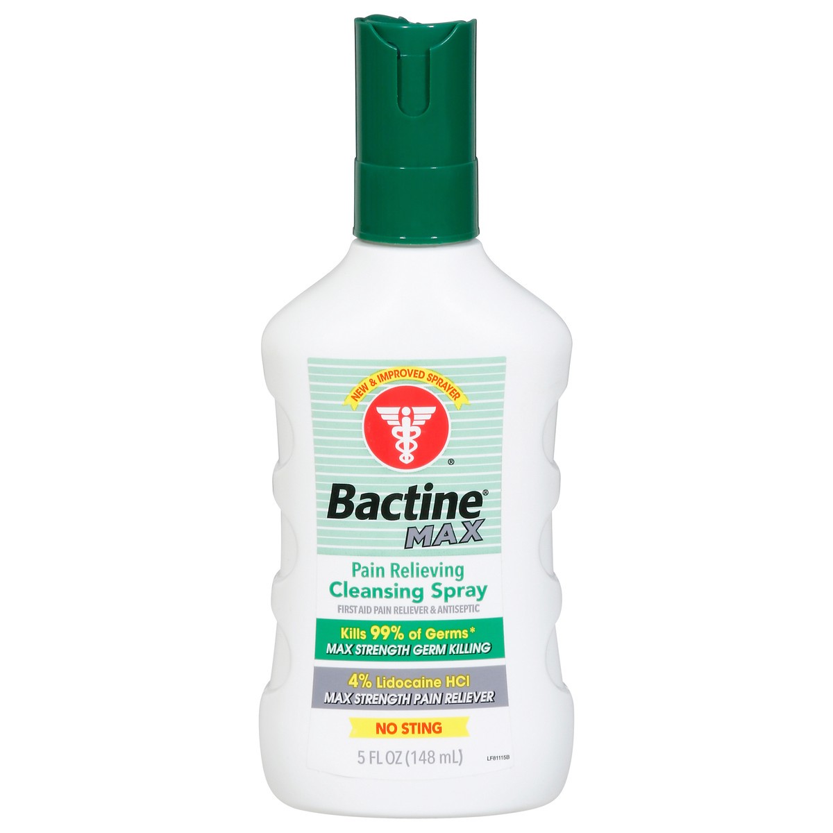 slide 5 of 10, Bactine Max Pain Relieving Cleansing Spray 5 oz, 5 oz