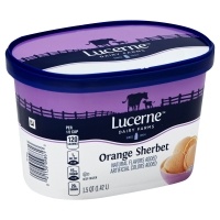 slide 1 of 1, Lucerne Dairy Farms Sherbet Orange, 