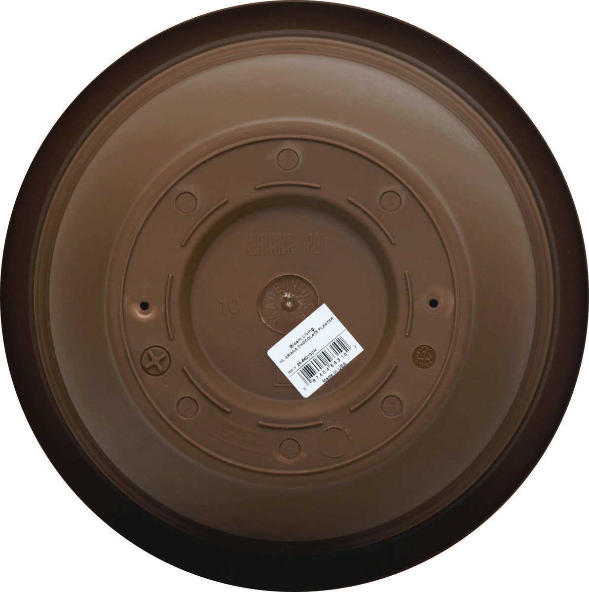 slide 8 of 10, Bloem 10"Ariana Planter With Self Watering Grid - Chocolate - Bloem, 1 ct