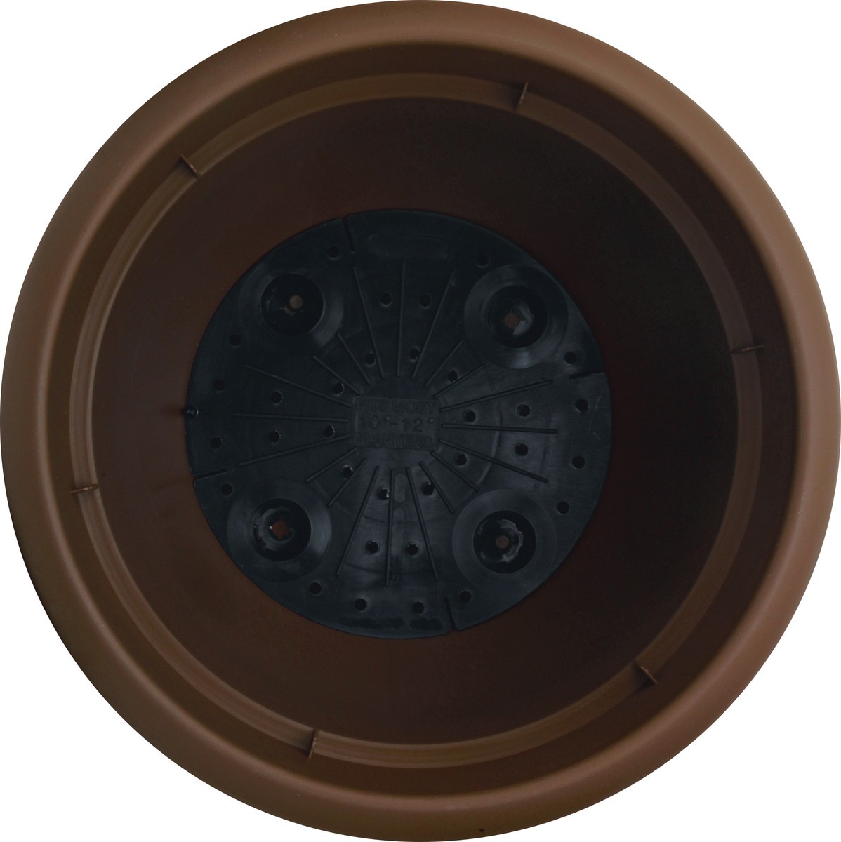 slide 6 of 10, Bloem 10"Ariana Planter With Self Watering Grid - Chocolate - Bloem, 1 ct