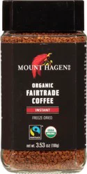 Mount Hagen Organic Fairtrade Instant Freeze-Dried Coffee 3.53 oz Jar