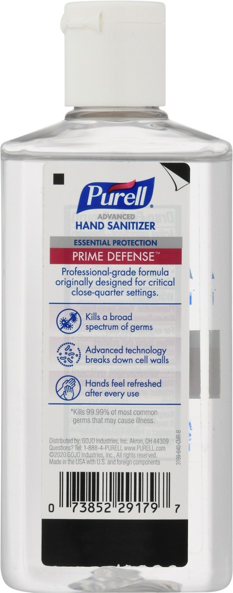 slide 10 of 10, PURELL Essential Protection Prime Defense Advanced Hand Sanitizer 4 fl oz, 1 ct