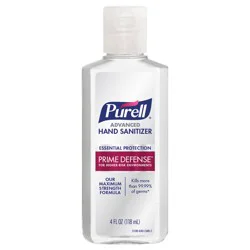 PURELL PRIME DEFENSE™ Advanced Hand Sanitizer, 4 fl oz Flip Cap Bottle