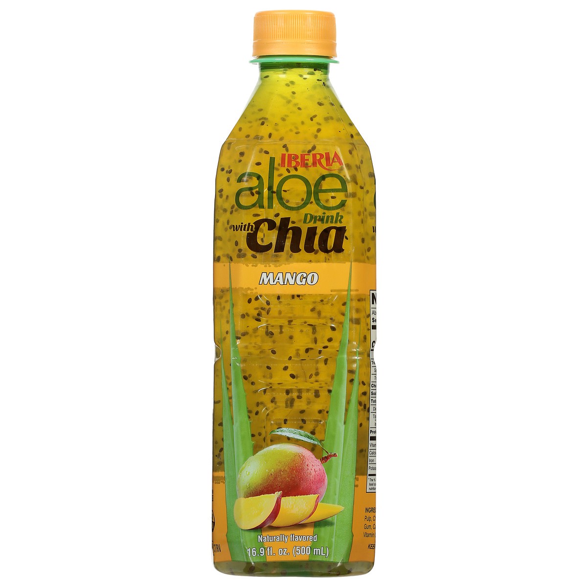 slide 1 of 9, Iberia Mango Aloe Drink with Chia 16.9 fl oz, 16.9 fl oz
