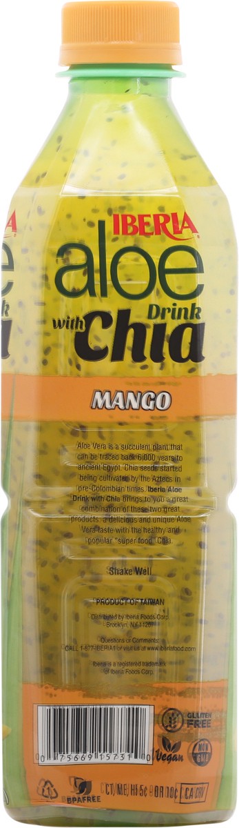 slide 4 of 9, Iberia Mango Aloe Drink with Chia 16.9 fl oz, 16.9 fl oz