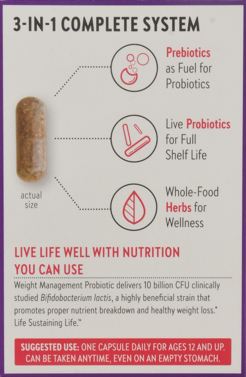 slide 2 of 9, New Chapter Weight Management Probiotic Vegan Capsules 30 ea Box, 30 ct