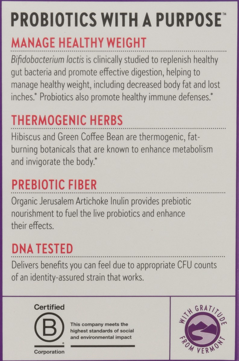 slide 9 of 9, New Chapter Weight Management Probiotic Vegan Capsules 30 ea Box, 30 ct