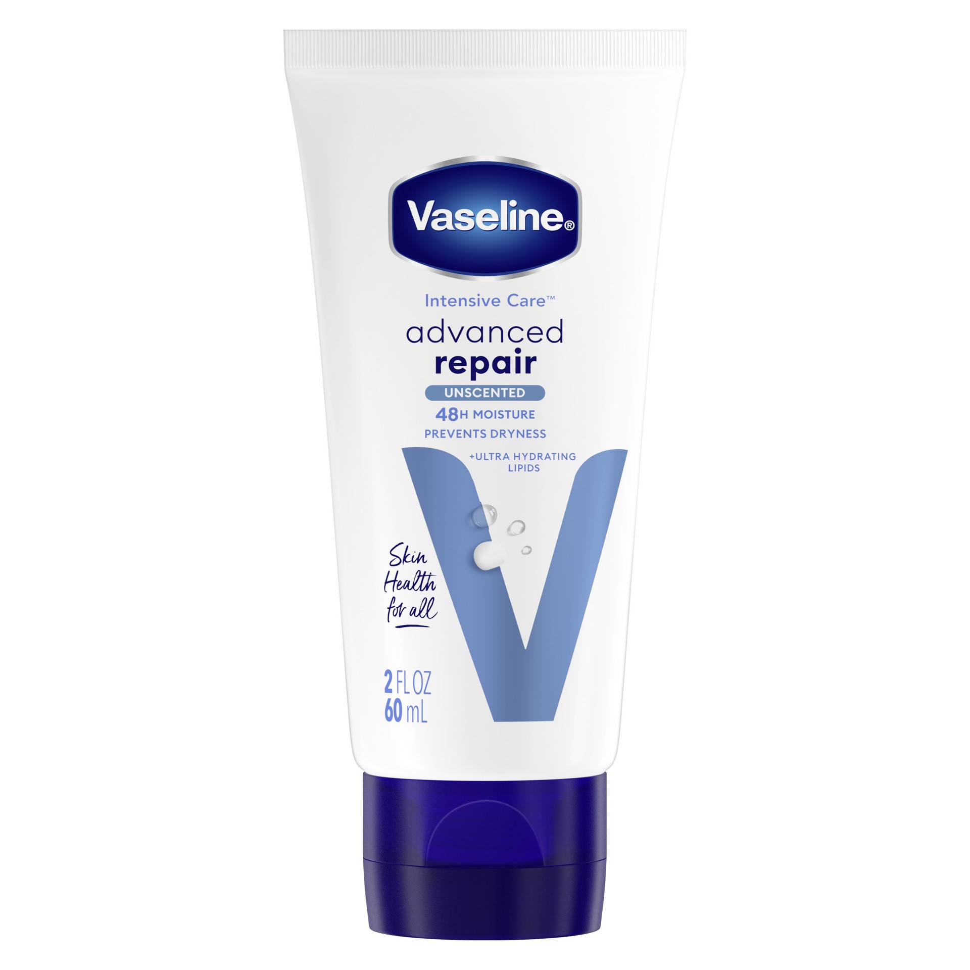 slide 1 of 4, Vaseline Intensive Care Body Lotion Advanced Repair Unscented, 2 oz, 2 oz