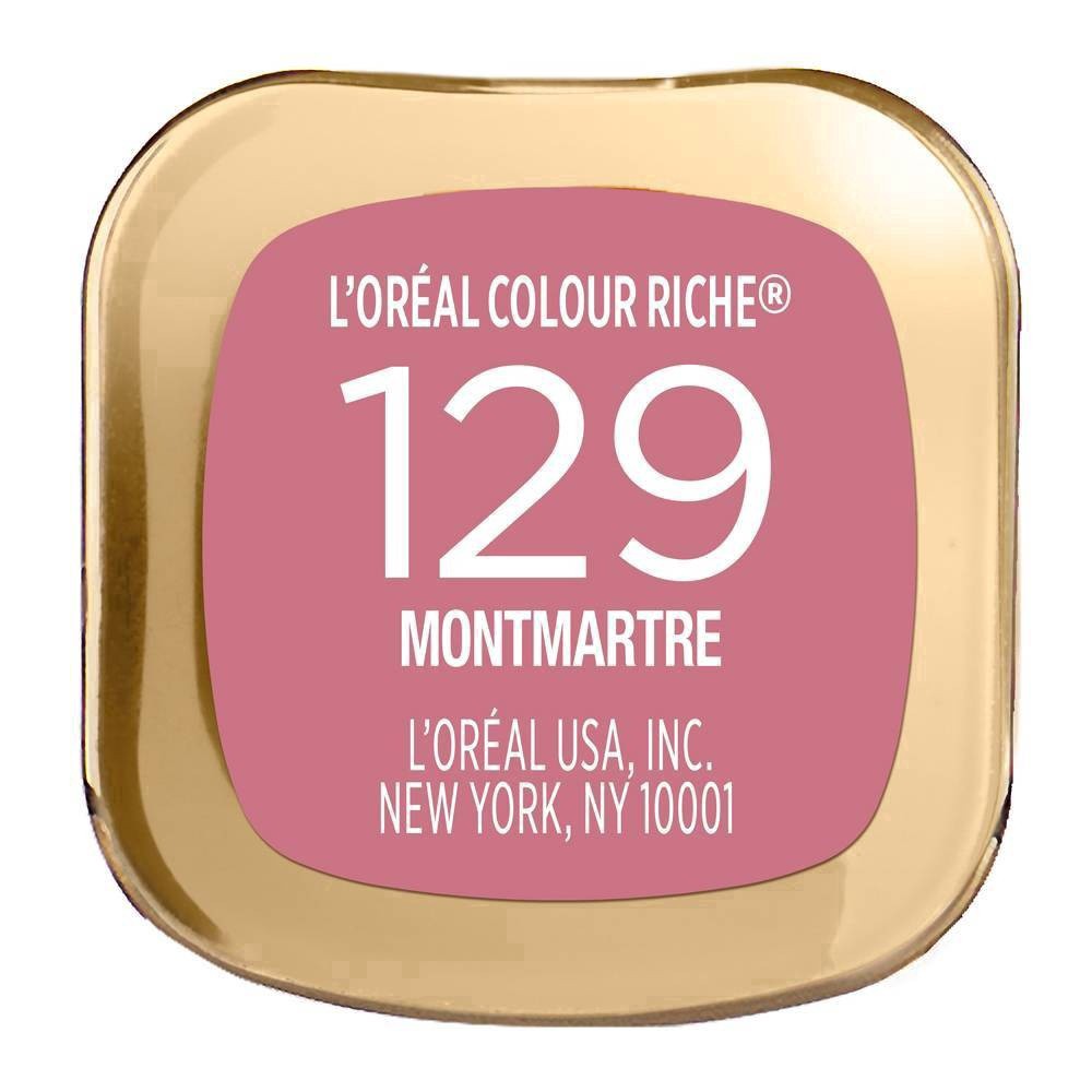 slide 21 of 28, L'Oréal Colour Riche Original Satin Lipstick For Moisturized Lips - Montmartre - 0.13oz, 0.13 oz