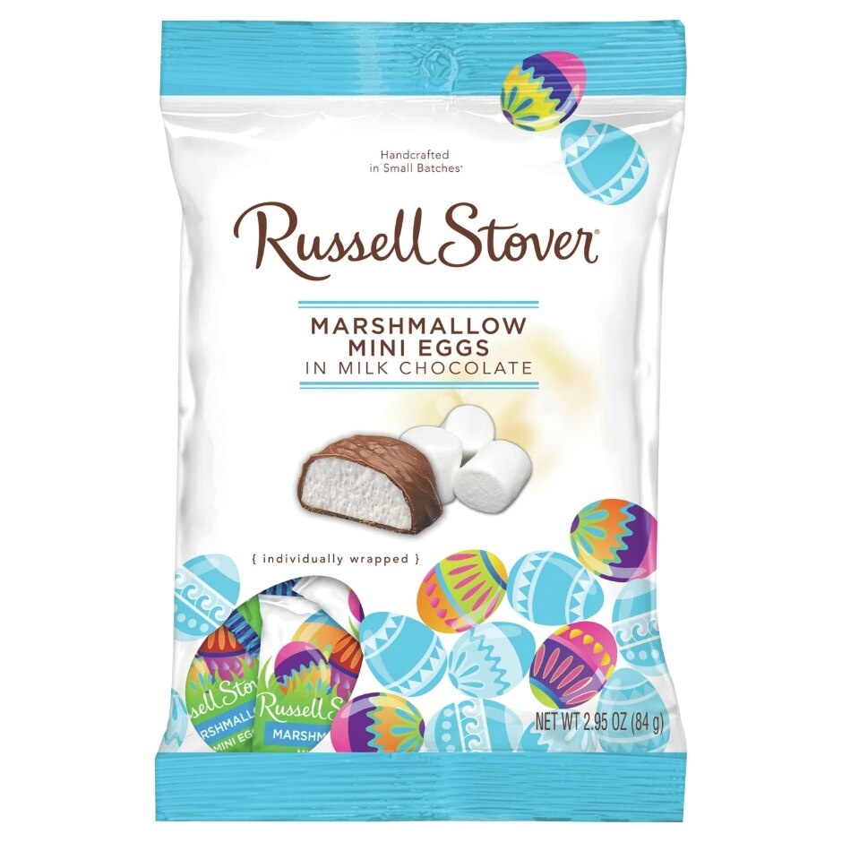 slide 1 of 1, Russell Stover Milk Chocolate Marshmallow Mini Eggs, 2.95 oz