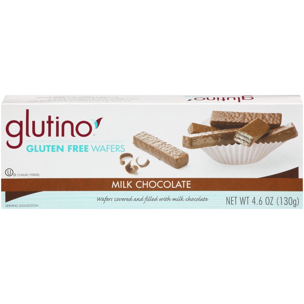 slide 1 of 5, Glutino Gluten Free Chocolate Wafer Cookies, 4.6 oz