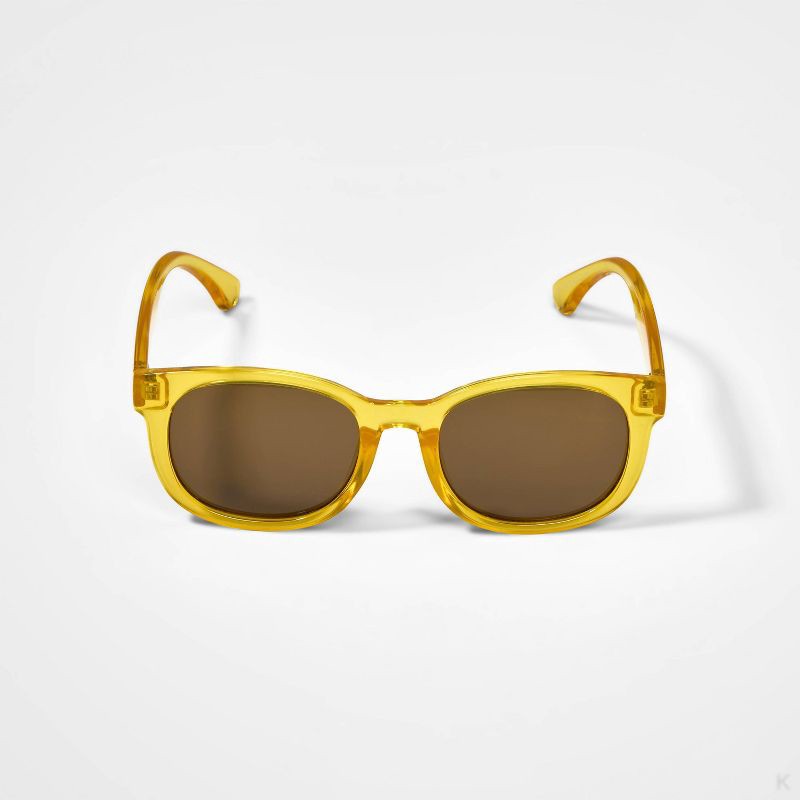 slide 1 of 2, Kids' Crystal Translucent Square Sunglasses - Cat & Jack™, 1 ct