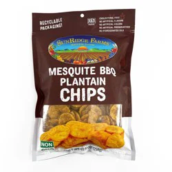 SunRidge Farms Mesquite BBQ Plantain Chips