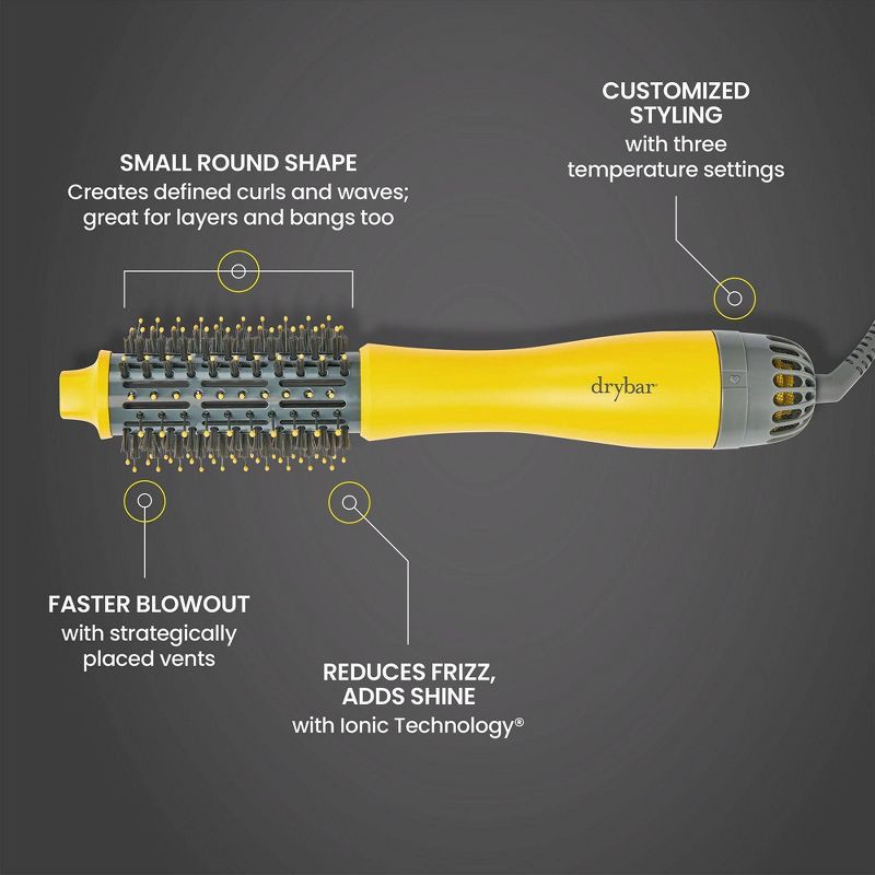 slide 4 of 12, Drybar The Half Shot Small Round Blow-Dryer Brush, 1 ct