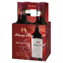 Menage a Trois Ménage Trois Red Blend - 4pk/187ml Bottles