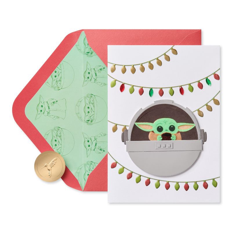 slide 4 of 5, Christmas Card Beautiful Christmas Star Wars - PAPYRUS, 1 ct