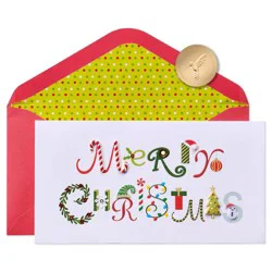 Christmas Card Handmade Christmas Lettering - PAPYRUS