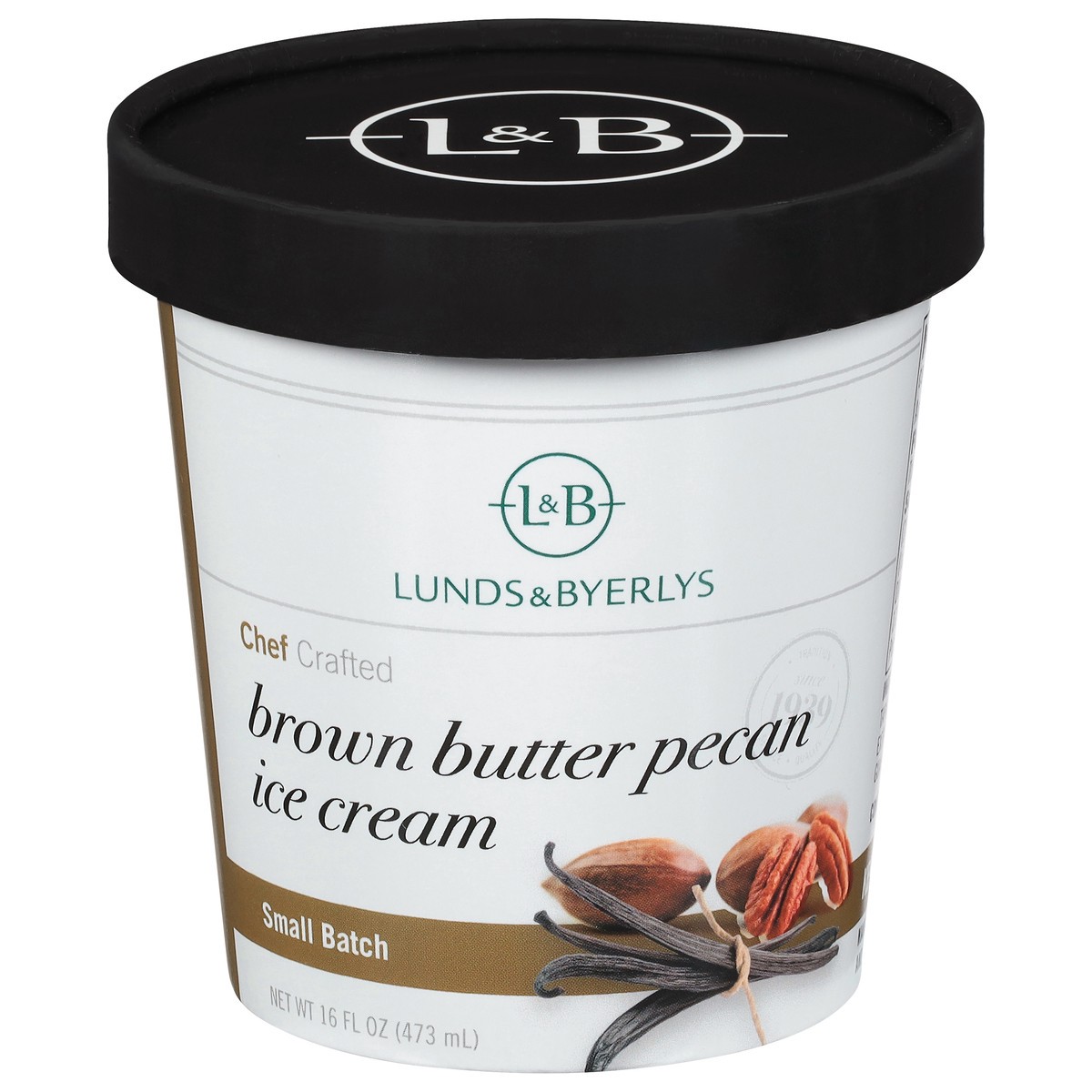 slide 2 of 4, Lunds & Byerlys Small Batch Brown Butter Pecan Ice Cream 16 fl oz, 16 fl oz