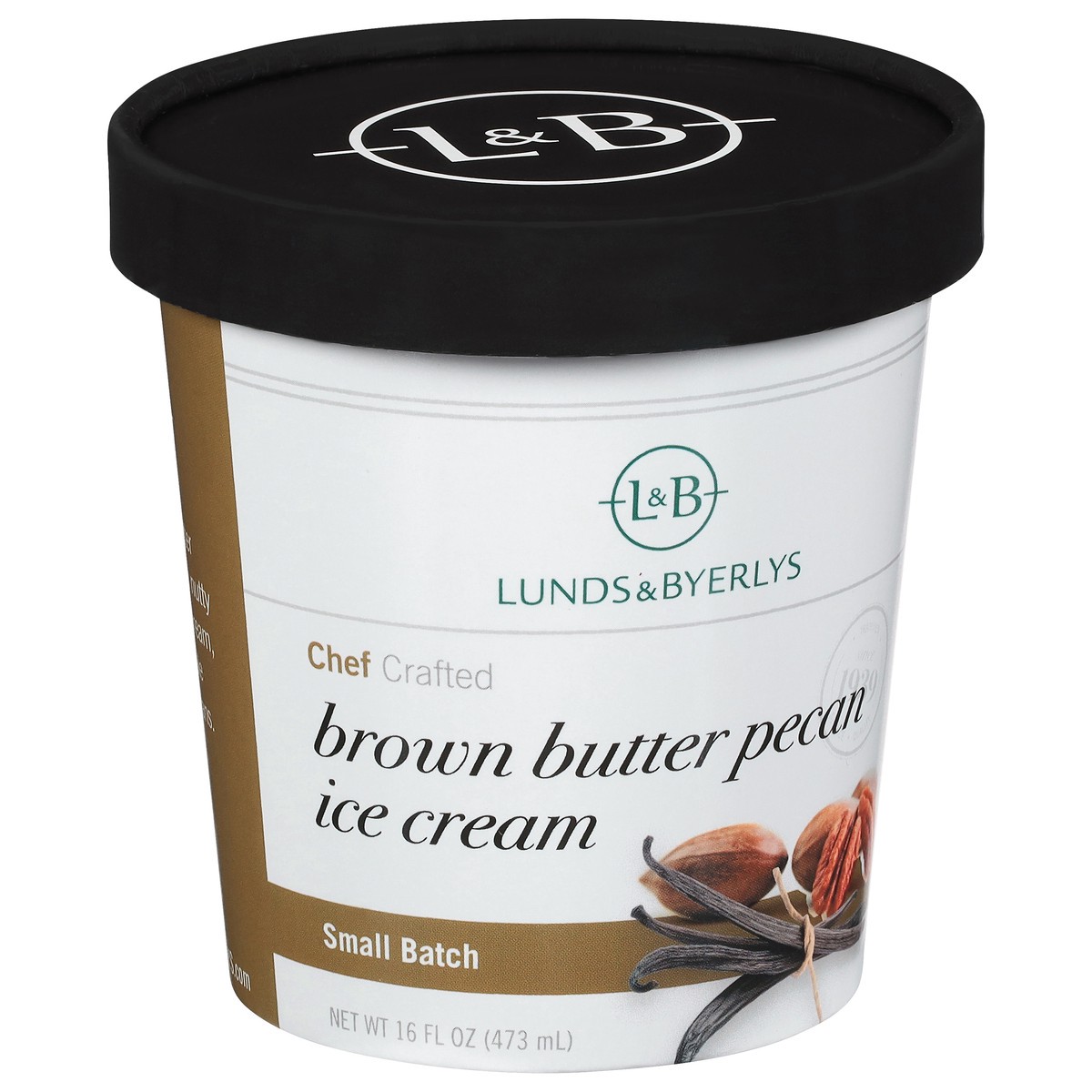 slide 4 of 4, Lunds & Byerlys Small Batch Brown Butter Pecan Ice Cream 16 fl oz, 16 fl oz