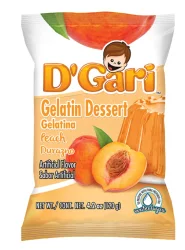 D'Gari Peach Gelatin Dessert Water Mix