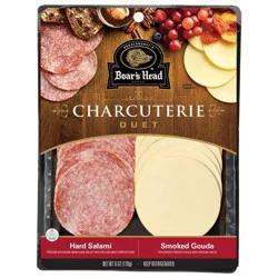 Boar's Head Duet Tray - Hard Salami, Smoked Gouda - 6oz