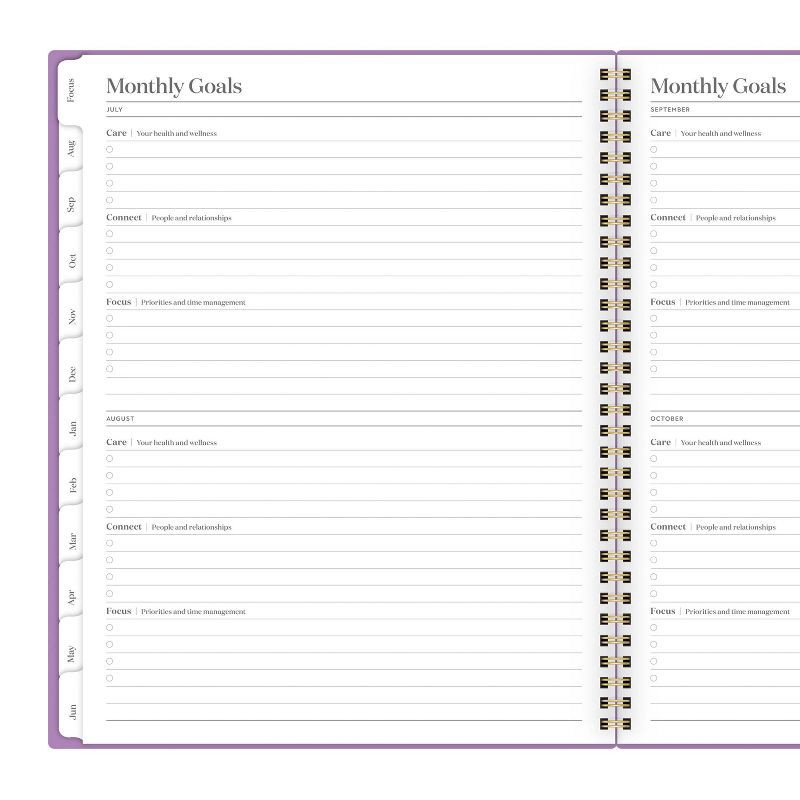 slide 3 of 8, Cambridge 2023-24 Academic Planner 11"x8.5" Weekly/Monthly Workstyle Balance Mauve, 1 ct