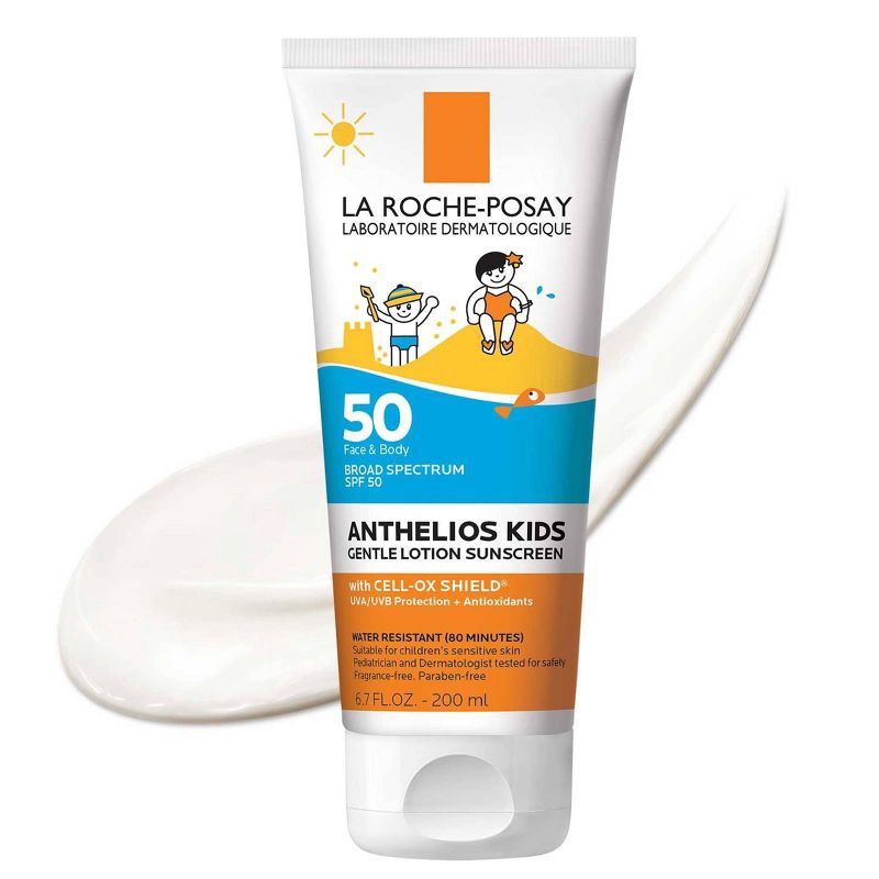slide 2 of 8, La Roche Posay Anthelios Kids Gentle Lotion Sunscreen - SPF 50 - 6.7 fl oz, 0 x 6.7 fl oz