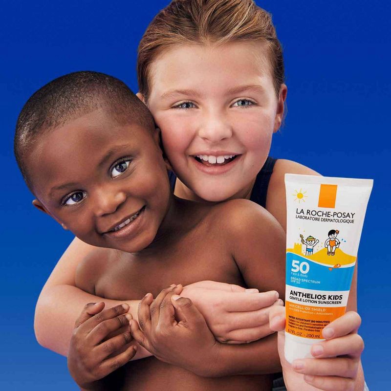slide 5 of 8, La Roche Posay Anthelios Kids Gentle Lotion Sunscreen - SPF 50 - 6.7 fl oz, 0 x 6.7 fl oz