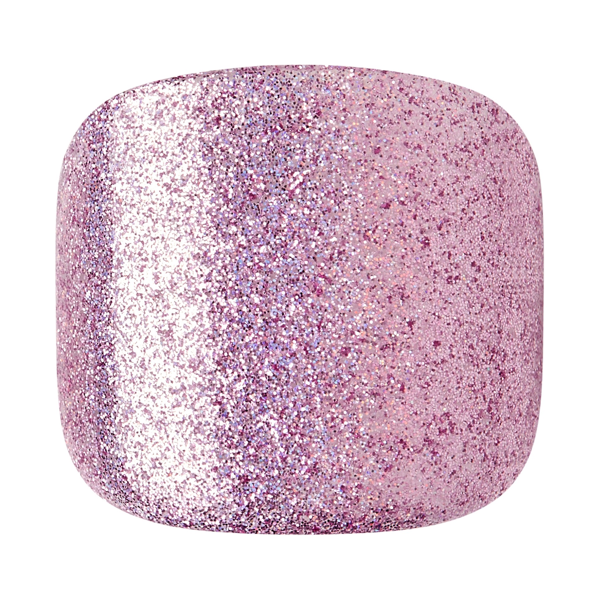 slide 2 of 5, imPRESS KISS imPRESS Square Press-On Toenails, Purple, 24 Pieces, 28 pc