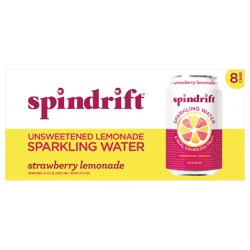 Spindrift Strawberry Lemonade Sparkling Water - 8 ct; 12 fl oz