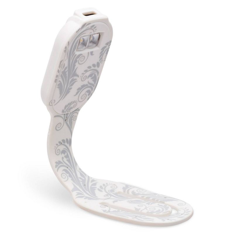 slide 7 of 8, Thinking Gifts Flexilight Rechargeable White Flowers Booklight, 1 ct