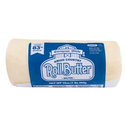 Amish Country Salted European Style Roll Butter 1lb