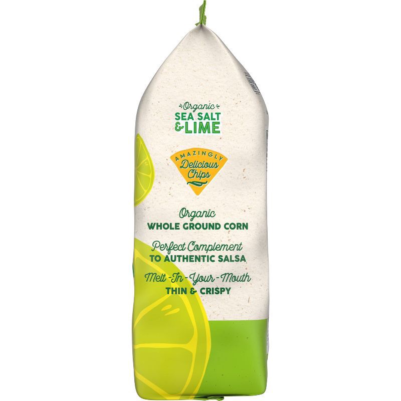 slide 6 of 8, Late July Snacks Thin and Crispy Organic Tortilla Chips with Sea Salt and Lime - 10.1oz, 10.1 oz