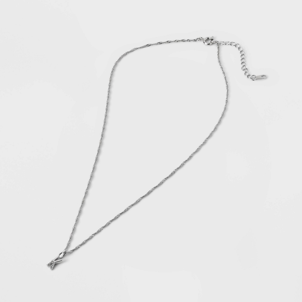 Men's Women's Golden Letter Necklace Stainless Steel Hollow - Temu