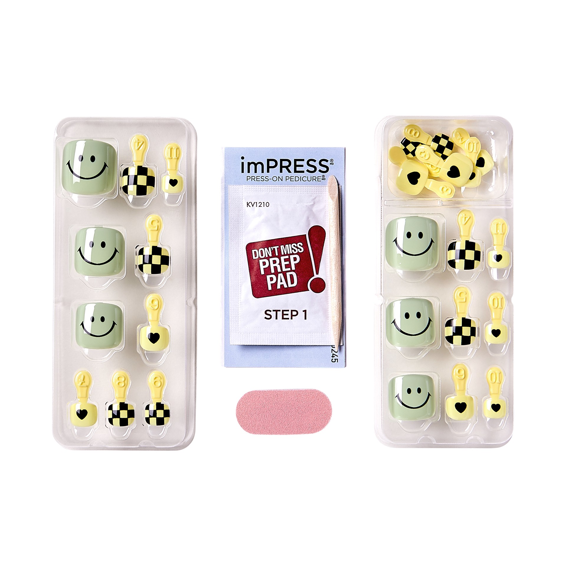 slide 3 of 5, imPRESS KS imPRESS Toenails - Rain or Shine, 1 ct