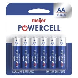 Meijer Powercell Alkaline Battery AA