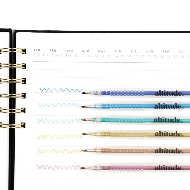slide 3 of 5, Altitude 6pk Gel Pens 0.7mm Multicolor Ink, 6 ct