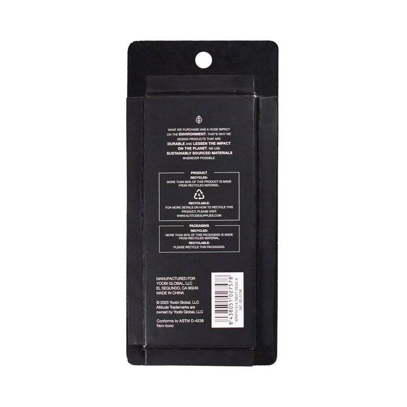 slide 5 of 5, Altitude 6pk Retractable Ballpoint Pens 1.0mm Black Ink Terracotta, 6 ct