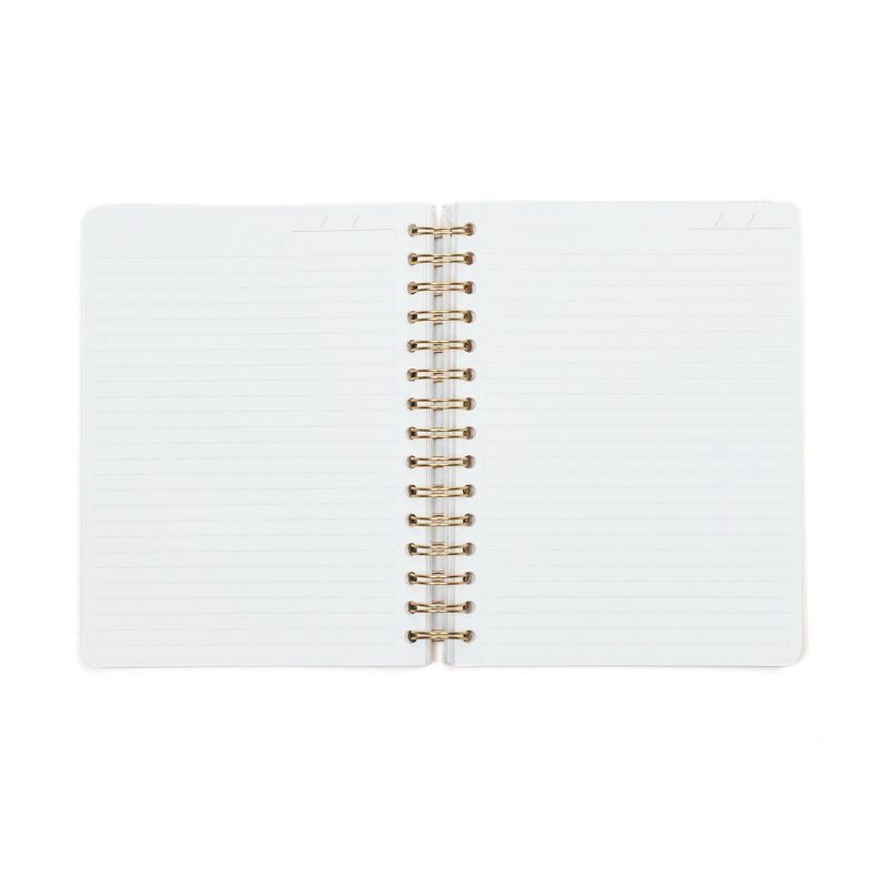 slide 4 of 9, Yoobi Evolve 200pg Ruled Journal 6"x8" Spiral Navy Succulents, 1 ct