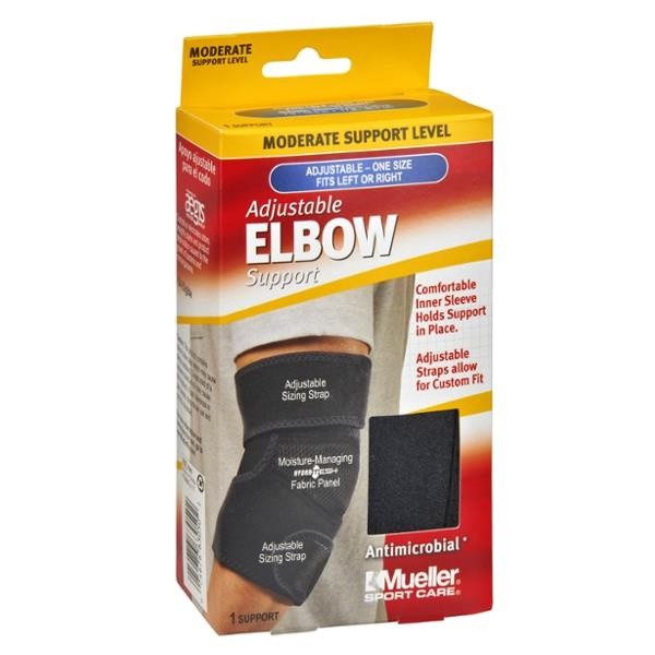 slide 1 of 5, Mueller Elbow Support 1 ea, 1 ct